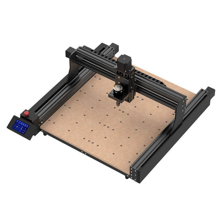 CNC machine with a wooden worktable on a white background Twotrees TTC 450 Affordable CNC Router Machine | Twotrees CNC Router