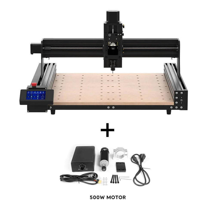CNC machine with accessories on a white background Twotrees TTC 450 Affordable CNC Router Machine | Twotrees CNC Router