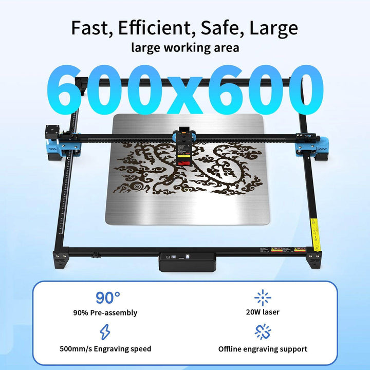 Twotrees TTS 20 Max Laser Engraver Powerful and Precise Laser Cutting Solutions | Twotrees Laser Engraver