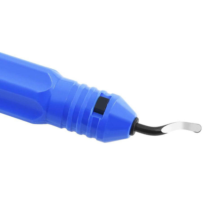 Blue tool with a metallic blade on a white background Twotrees Trimming Knife Scraper NB1100 Handle BS1010 for 3D Printing | Twotrees Laser Engraver Parts Accessories