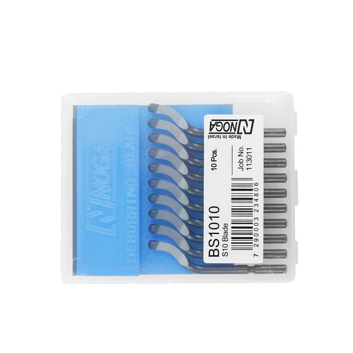 Set of blades in a clear plastic package with a blue insert, featuring a brand label. Twotrees Trimming Knife Scraper NB1100 Handle BS1010 for 3D Printing | Twotrees Laser Engraver Parts Accessories