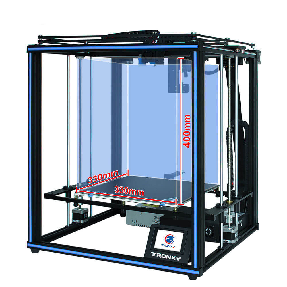 Impresora 3D Tronxy X5SA PRO con nivelación automática y vidrio – QIDI